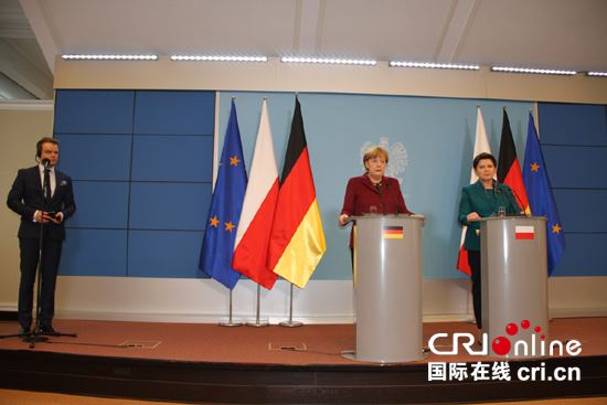 默克尔与波兰总理就移民危机等议题举行会谈